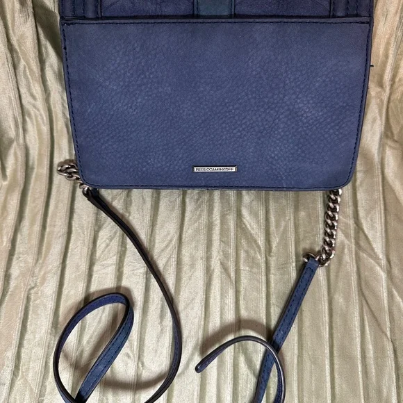 Rebecca Minkoff Blue Suede Purse - Picture 6 of 11